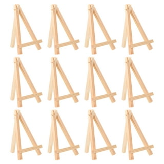 HeroNeo Mini Wooden Tripod Easel Display Painting Stand Card Canvas Holder  Wedding Party