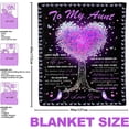 thumbnail image 4 of Yibo Goddaughter Gifts from Godmother Blanket Flannel Soft and Comfortable Anti-static Bed Sofa Blanket, 4 of 6