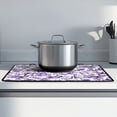 thumbnail image 2 of Renewold Stove Top Cover Protector Glass Stove Guard Anti-slip Scratch Resistant Cooktop Protector Range Cover Extra Counter Space, 29'' x 21'', Floral Violet, 2 of 7