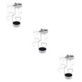thumbnail image 3 of Matsuzay Spinning Metal Carrusel Tea Light Candle Holder Stand Light Decoración Navidad Encanto de amor 3piezas Matsuzay CBP016626, 3 of 6