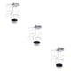 thumbnail image 3 of Advancent Spinning Metal Carrusel Tea Light Candle Holder Stand Light Decoración Navidad Encanto de amor 3piezas Advancent CBP016626, 3 of 6