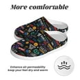 thumbnail image 6 of Disketp Basketball Women's Men's Slippers Plush Slip-On House Slipper for Winter Indoor Soft Cushion Non-slip Fluffy Slides Slippers-35/36, 6 of 7