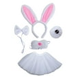 thumbnail image 2 of Disfraz de Cosplay Yuyangstore Animal Diadema Orejas Blanco 5 Piezas, 2 of 8