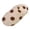 Khaki, variant on Women's House Indoor Slippers Fashion Casual Winter Closed Toe Polka Dot Print Backless Flat Slippers Soft Non-Slip Cushioned Home Slides Cute Indoor Footwear for Valentine's Day Gift