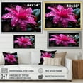 thumbnail image 4 of Designart "Vivid Fuchsia Blooms Nature s Splendor I" Floral Floater Framed Canvas Wall Art, 4 of 7