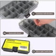 thumbnail image 4 of TRUSCEND Complete Fishing Accessories - Tackle Box with Tackle Included, Fishing Hooks, Jig Heads, Sinkers, Weights, Swivels, Snaps, Bobbers, Leaders - Fishing Gear Set for Bass Trout Panfish Walleye, 4 of 8