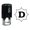 Black, variant on Printtoo Octagon Celtic Swirl Frame Alphabet D Monogram Self Inking Rubber Stamp Office Stationary