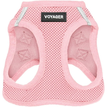 UPC: 0842637111533 | Voyager Step-in Air – All Weather Mesh Harness by Best Pet Supplies – Pink Matching Trim Small