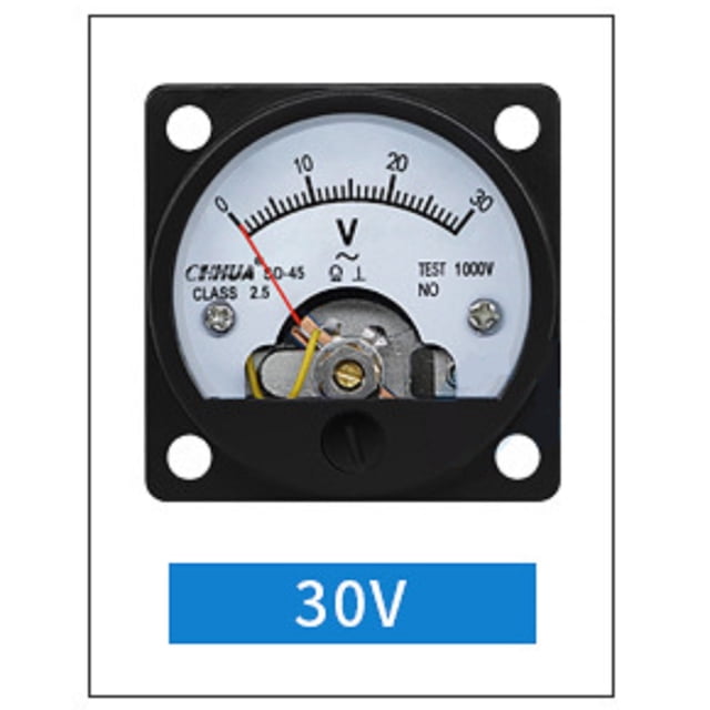 So-45 Pointer Ac Voltmeter Analog Voltmeter Pointer Panel Meter Voltage Meter Ac30V