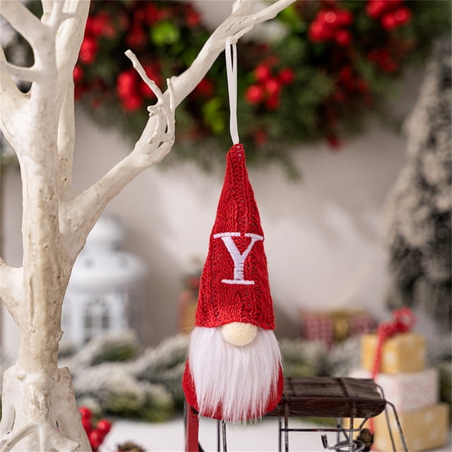 Birdeem Chapeau de Noël Pendentif Bébé Sans Visage Vieux Nain Rudolph Poupée