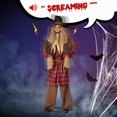 thumbnail image 4 of Ktaxon 8.2ft Scarecrow Animated Halloween Decoration Creepy Halloween Animatronics w/ Pre-Recorded Screaming, 4 of 6
