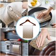 thumbnail image 3 of Brown Moroccan Abstract Kitchen Towels Set of 4, Water Absorbent Dish Towel, Geometric Gradient Modern Art Decorative Hand Towels - Quick Drying Cloth for Cooking Baking, 18x28 Inch, 3 of 8