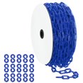 thumbnail image 1 of Uxcell Blue Plastic Chain, 92 ft 6mm Safety Barrier Chain for Crowd Control, 1 of 7