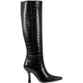 thumbnail image 3 of Marc Fisher Womens Vedanty Faux Leather Pointed Toe Knee-High Boots, 3 of 3