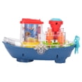 thumbnail image 2 of Toy Children Electric Gear Ship Toy Universal Transparent Boat with Colorful Light and Music for Kids, 2 of 7