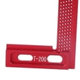 thumbnail image 4 of T-200 Règle de Menuiserie en Alliage d'Aluminium 7.9 Po - Outil de Mesure en Forme de T Résistant à l'Usure et à la Rouille avec Trous de Marquage de Précision pour Lignes Horizontales Précises, Accessoire de Menuiserie Léger et Durable, 4 of 6