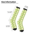 thumbnail image 2 of Xecao Avocado And Toast Print Compression Socks for Both Men And Women for Running, Travel, Flight, Nurse, 2 of 6