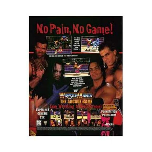 Posterazzi  Wwf Wrestlemania Movie Poster - 11 x 17 in.
