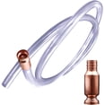 thumbnail image 1 of Bomba de sifón manual, bomba de sifón de combustible con manguera de sifón de 1 m, 1 abrazadera de manguera y 1 cabezal de bomba de agitación, bomba de transferencia para combustible, gas, diésel, agua ZefeiWu 8390605332609, 1 of 1