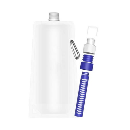 Filtered Water Bottle BPA Free Filtered Water Bag for Camping Hiking 1000ml