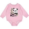 thumbnail image 2 of Inktastic My Mama Loves Me Cute Panda Baby Fleece Bodysuit, 2 of 4