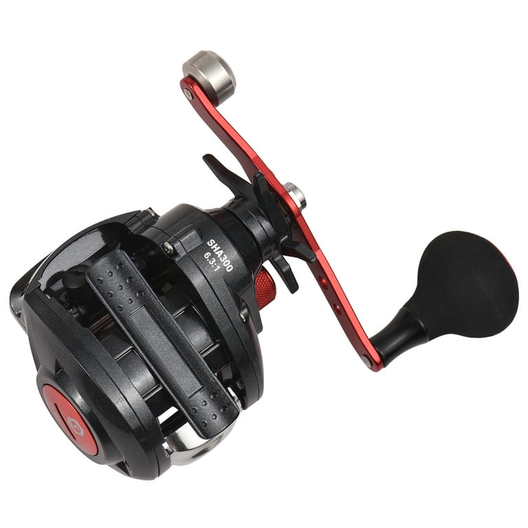 Staco Fishing Reel Line Counter Reel 16+1 Ball Bearings Left/Right Ice Fishing Reel 6.3:1 Gear Ratio