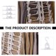 thumbnail image 4 of 1 UNID Multifuncional Pantalones plegables Rack Ropa de vestuario Rack Faldas Rack Rack, 4 of 6