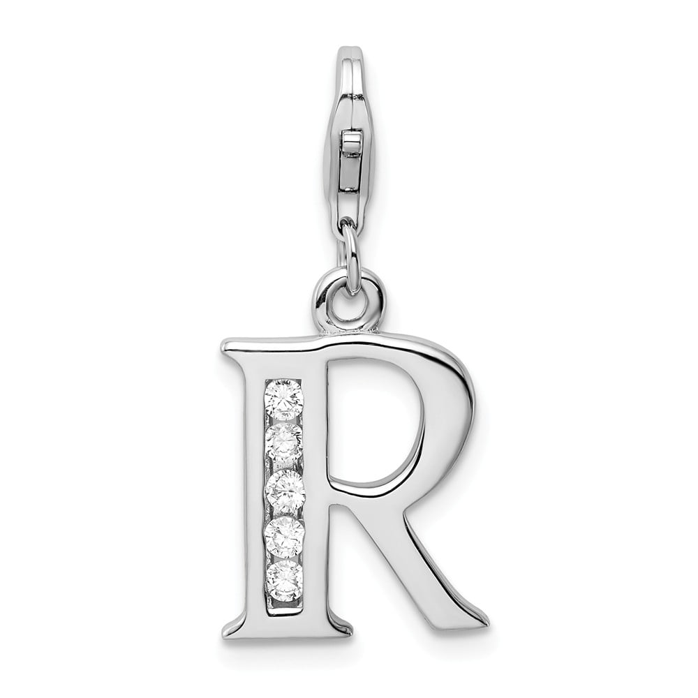 Charms for Bracelets and Necklaces Initial G Charm With Lobster Claw Clasp Charms for Bracelets and Necklaces Initial G Charm With Lobster Claw Clasp