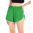 thumbnail image 6 of Teen Girls High Elastic Waist Workout Sports Track Shorts,Running Shorts Athletic Gym Yoga PE Shorts,Super Comfy Casual Sporty Lounge Short Pants Dolphin Shorts,S-4XL Green, 6 of 10