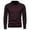 Black, variant on TFEOQRY Pullover Sweater for Men Solid Color Loose Comfortable Knit Wear Long Sleeved Stand Up Collar Sweater Top Coffee
