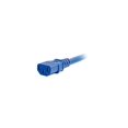 thumbnail image 3 of C2G 6ft (1.8m) 14AWG Power Cord (IEC320C14 to IEC320C13) – Blue, 3 of 3