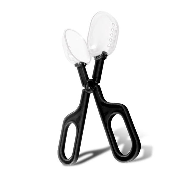 Matsuzay Tijera portátil transparente para atrapar insectos, tijera para interiores y exteriores, para adultos, pinzas para gusanos, pinzas Jardín y Patio Negro