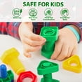 thumbnail image 3 of LotFancy Jumbo Nuts and Bolts Toys, Shapes and Colors Matching Toys with Storage Box for Toddlers, 3 of 8