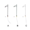 thumbnail image 4 of Toystoory 1:50/1:87 farolas LED modelo que hace tren lámpara de un solo cabezal miniatura decorativa DIY bombilla de luz blanca cálida patio Artesanía Luz gris/blanca Toystoory HA066551-05, 4 of 6