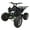 Black, variant on Coolster 120cc Fully Automatic Mid Sized Sport ATV C5125CX3 (Chrome Wheels)