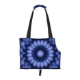 thumbnail image 2 of Dog Sling Carrier, Small Dog/Cat Soft Side Carrier Tote Bag for Subway/Shopping/Hiking/Travel-Blue Mandala Fractal Pattern, 2 of 8