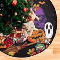 thumbnail image 4 of Pumpkin Witches Halloween Christmas Tree Mats Waterproof Tree Skirt, Xmas Tree Stand Tray Mat Floor Protector Pad for Holiday Party Decoration, 28.3", 4 of 6