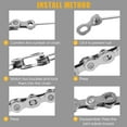 thumbnail image 4 of Bike Chain 11 Speed Chain 116 Links Steel High Strength Bike Derailleur Chain, 4 of 5