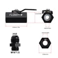 thumbnail image 4 of keepw AN6 Aluminum Alloy Inline Shut-Off Valve Rustproof High-flows Cut-Off Valves Air One-way Check Valves AN8, 4 of 6