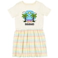 thumbnail image 3 of Inktastic Summer Vacation in the Bahamas Girls Toddler Dress, 3 of 5
