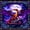 Majestic Red Dragon Purple Fire Full Moon, variant on 31"x8" Majestic Red Dragon Purple Fire Full Moon Complete Skateboards for Beginners, Double Kick 7 Ply Maple Deck Skateboard with Wheels, Gifts for Kids Teens
