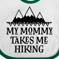 thumbnail image 4 of Inktastic Hiker Mommy Takes Me Hiking Boys or Girls Baby Bib, 4 of 4