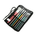 thumbnail image 3 of Artist Painting Brushes, 8Pcs Nylon Hair Paint Brush Uniform Wool Easy Cleaning Hand Made Multiple Models  For Watercolor, 3 of 8