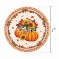 thumbnail image 3 of Fall Party Plates and Napkins Party Supplies, Autumn Pumpkin Leaves Tableware Set with Cups,Banner,Pumpkin Tablecloth for Fall Harvest Party Thanksgiving Dinner Party Decorations, 3 of 8