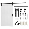 thumbnail image 6 of Uforic 48" x 84" Silding Barn Door,with Hardware Kit Rail,and Handle,Pulleys, White, 6 of 9