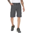 thumbnail image 6 of NAVEKULL Men's Lightweight Urban Cargo Shorts Water Resistant Rip Stop Cotton Outdoor Hiking Shorts With 9 Pockets, 6 of 7