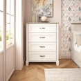 thumbnail image 2 of RealRooms Lusk 4 Drawer Dresser, Ivory Oak and Gray Oak, 2 of 9
