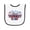 White and Black, variant on Inktastic My First 4th of July 2026 Baby Terry Cloth Bib