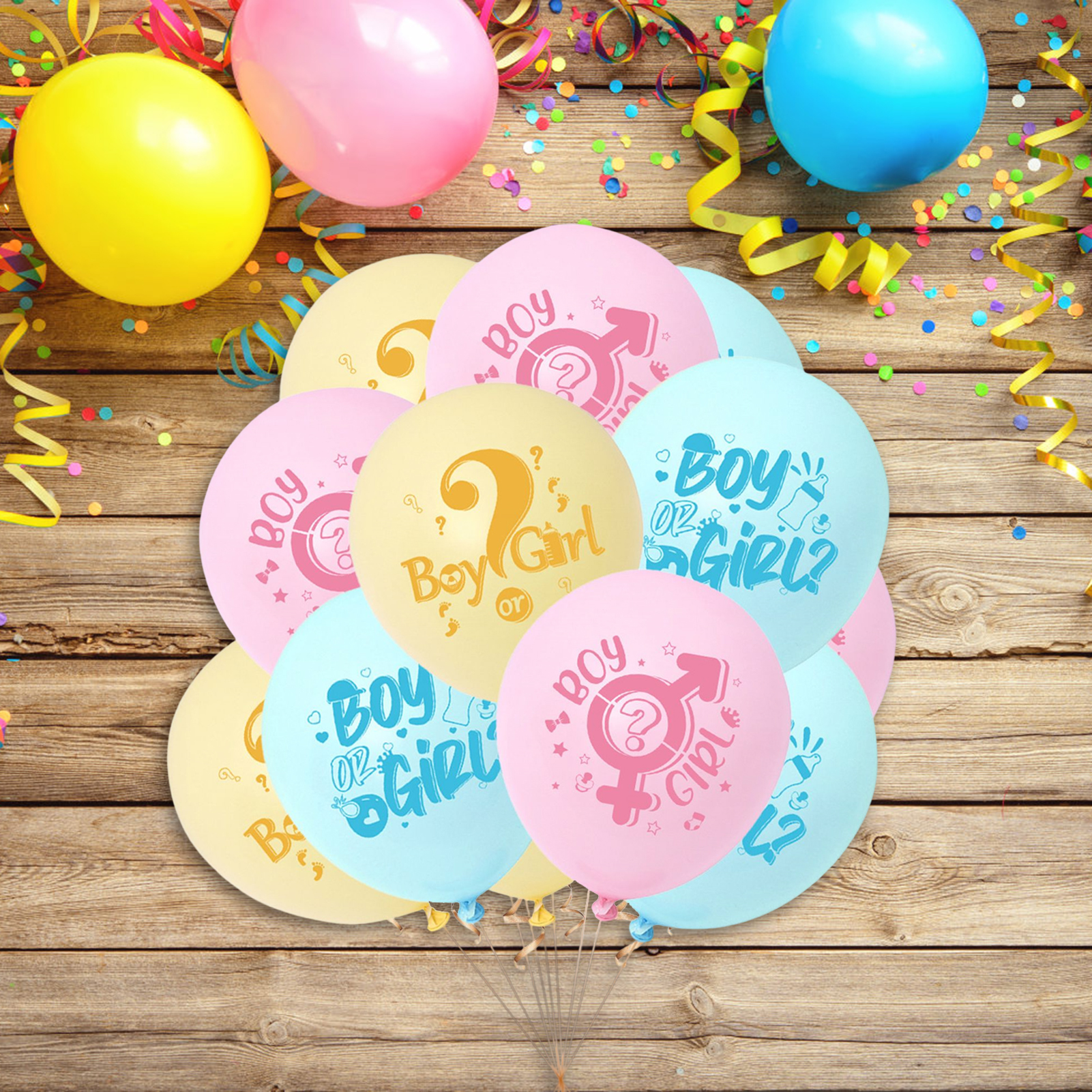 SPRING PARK 10Pcs Party Balloons Set Theme Birthday Party Balloons