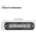 thumbnail image 4 of LED Emergency Strobe Lights, Amber 6 LED Strobe Flashing Light 2 Pack, 4 of 5